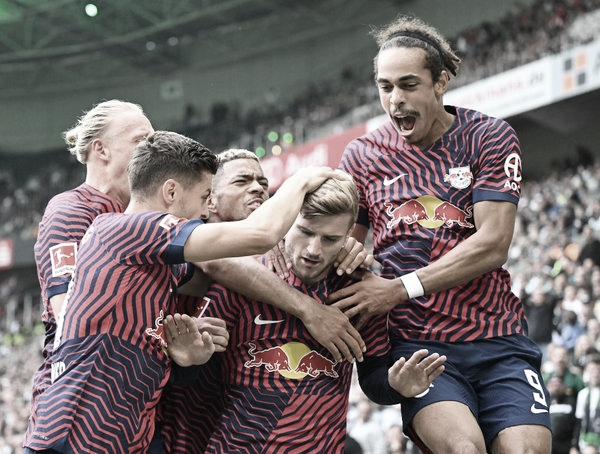RB Leipzig vence Monchengladbach fora de casa e segue na luta pelo título da Bundesliga