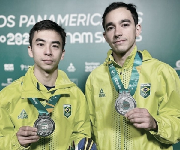 Hugo Calderano e Vitor Ishiy ficam com prata, terceira medalha brasileira nos Jogos Pan-Americanos