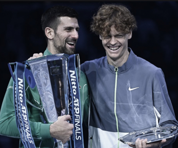 Após vice no ATP Finals, Sinner descovnersa sobre Djokovic e foca na Copa Davis