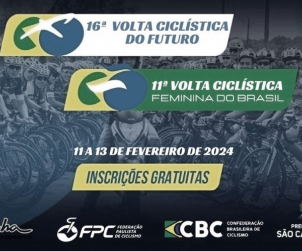 16ª Volta Ciclística do Futuro e 11ª Volta Ciclística Feminina do Brasil serão em São Carlos