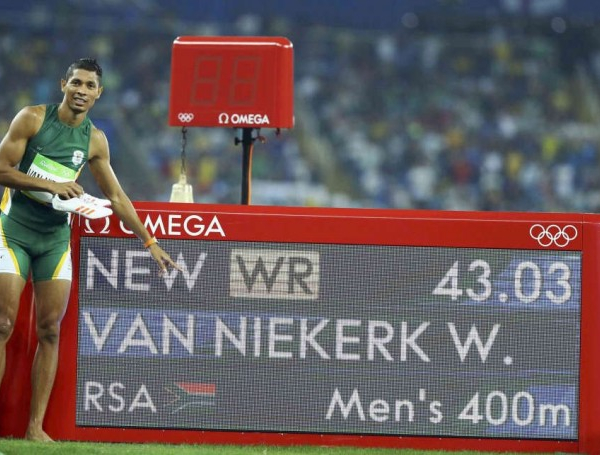 Rio 2016, Atletica: Van Niekerk riscrive la storia nei 400, Ibarguen oro nel triplo