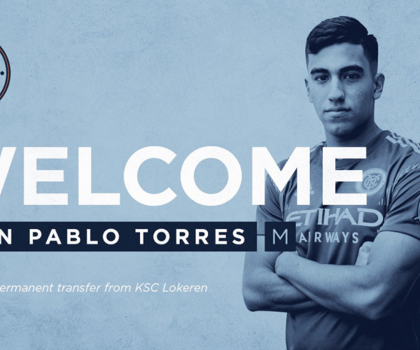Juan Pablo Torres se
incorpora a NYCFC
