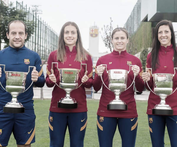 El FC Barcelona triunfa en los "Premios MARCA" del fútbol femenino