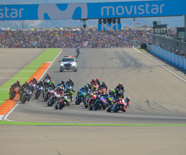 Summary and highlights of the MotoGP race at Aragón Grand Prix