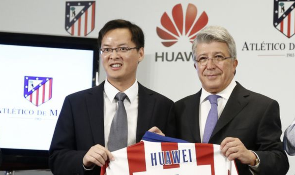 Huawei renueva su confianza con el Atlético de Madrid