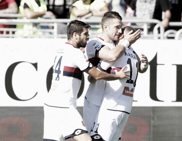 Serie A - Genoa-show solo per un tempo, ma va bene così: Cagliari battuto per 2-3