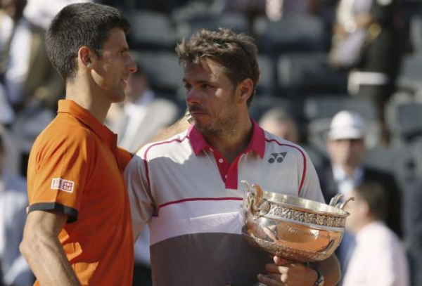 Roland Garros: Wawrinka è maestoso, Djokovic umano