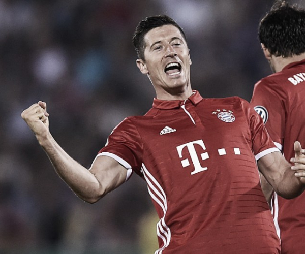 Lewandowski marca três vezes e Bayern atropela Carl Zeiss Jena pela DFB Pokal