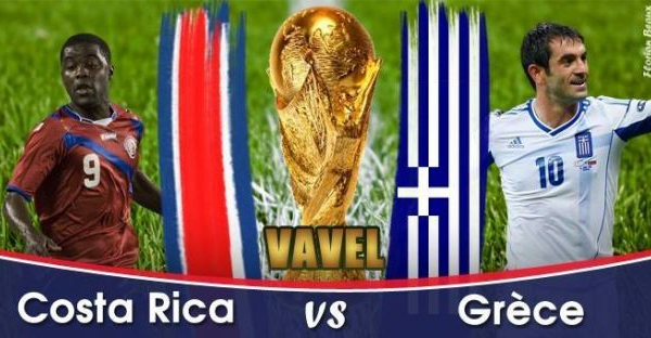 Live Costa Rica - Grèce, direct de la Coupe du Monde 2014