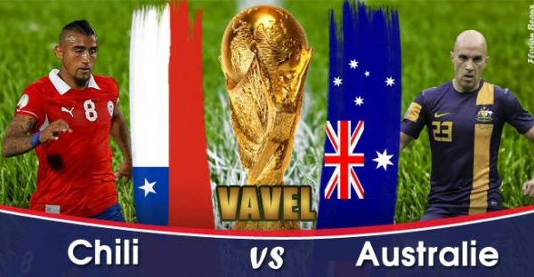 Live Coupe du Monde 2014 : Chili - Australie en direct
