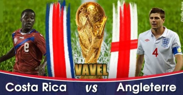 Live Costa Rica - Angleterre, la Coupe du Monde 2014 en direct