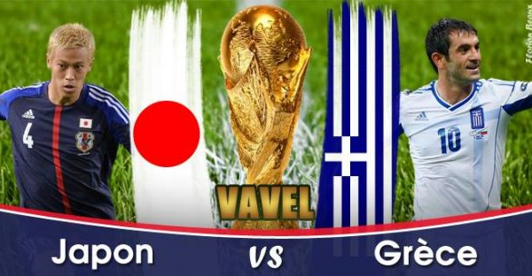 Live Japon - Grèce, la Coupe du Monde 2014 en direct