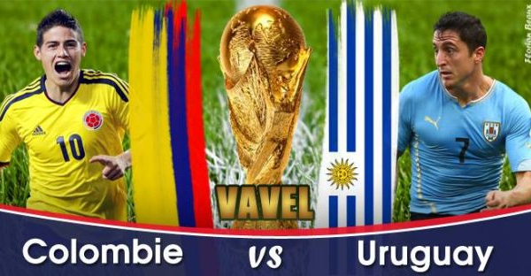 Live Coupe du monde 2014 : le match Colombie - Uruguay en direct