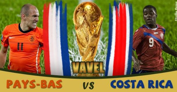 Live Pays Bas - Costa Rica, direct de la Coupe du Monde 2014