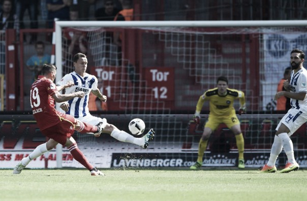 Quaner marca duas vezes e Union Berlin goleia Karlsruher na 2. Bundesliga