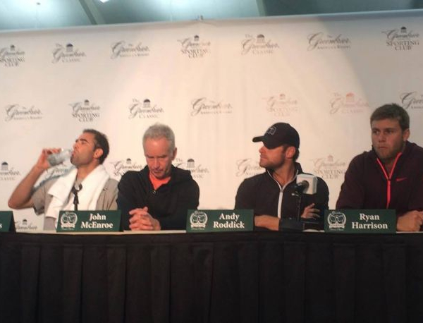 Pete Sampras, John McEnroe, Tennis Stars Answer Questions For VAVEL USA At The Greenbrier