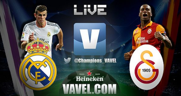 Live Real Madrid - Galatasaray in Champions League