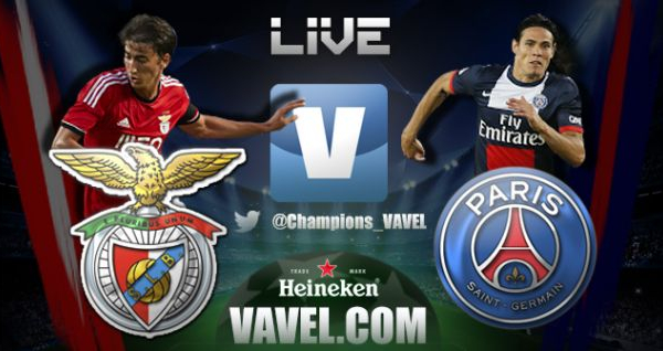 Live Benfica - PSG in Champions League