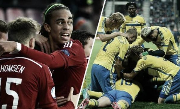 Score Denmark U21 - Sweden U21 in 2015 UEFA European Under-21 Championship (1-4)