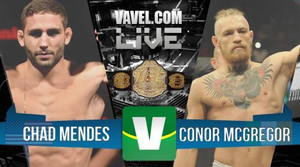 Resultados UFC 189: luta Chad Mendes - Conor McGregor 2015