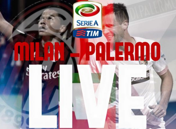 Risultato finale Milan - Palermo 3-2: Doppietta di Bacca, i rossoneri ritrovano la vittoria