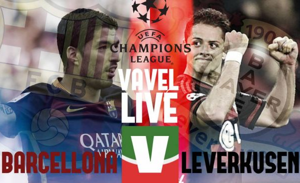 Live Barcellona - Bayer Leverkusen in risultato Champions League 2015/2016 (2-1)