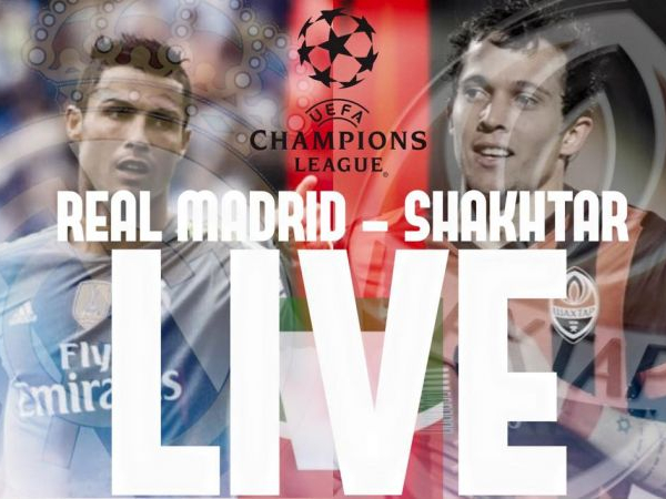 Live Real Madrid - Shakhtar Donetsk, risultato partita Champions League 2015/2016  (4-0)