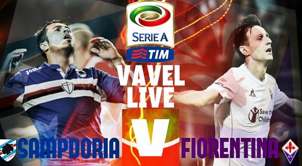 Live Sampdoria - Fiorentina (0-2) risultato Serie A 2015/16 in diretta