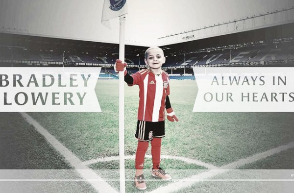 Everton organiza jogo em homenagem a Bradley Lowery, vítima de câncer