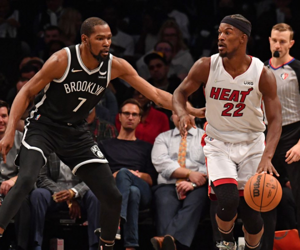 Summary and Points of the Miami Heat 104-107 Brooklyn Nets in the NBA Preseason 2023
