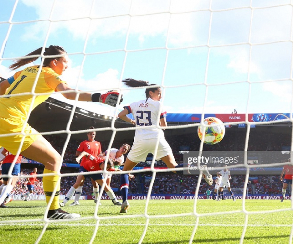 Women’s World Cup: USA 3-0 Chile