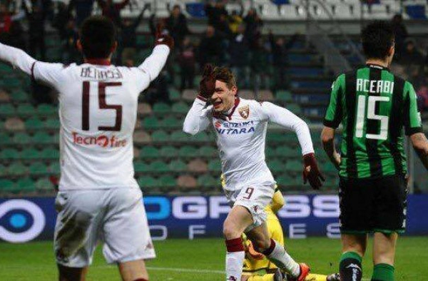 Sassuolo - Torino 1-1: a Belotti risponde Acerbi
