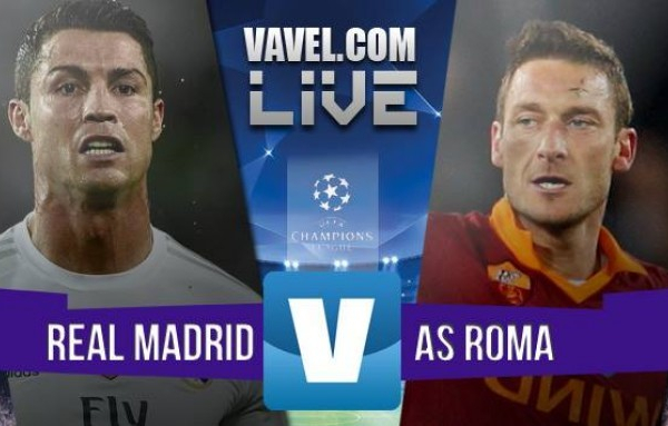 Real Madrid-Roma terminata in Champions League 2015/16 (2-0): Ronaldo-James, Roma a casa