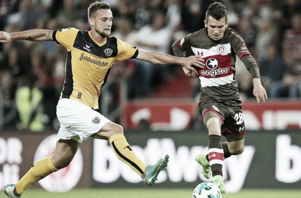 St. Pauli cede duplo empate ao Dynamo Dresden e ambos seguem invictos na 2. Bundesliga