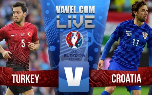 Risultato live Turchia-Croazia in Euro 2016, Modric decide la sfida in favore della Croazia (0-1)