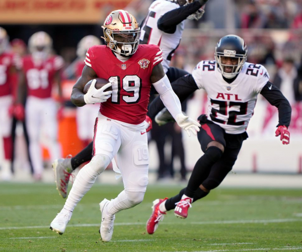 Resumen  y mejore momentos del San Francisco 49ers 14-28 Atlanta Falcons en NFL