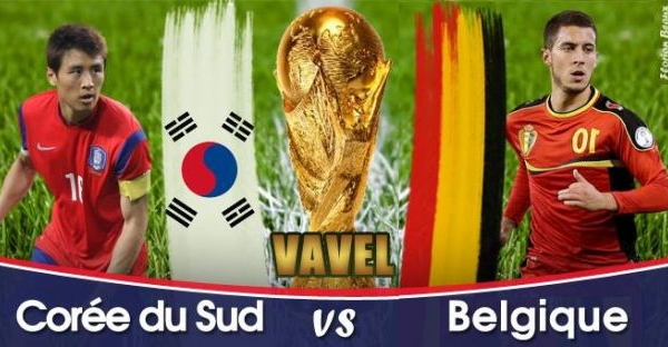 Live Corée du Sud - Belgique, direct de la Coupe du Monde 2014