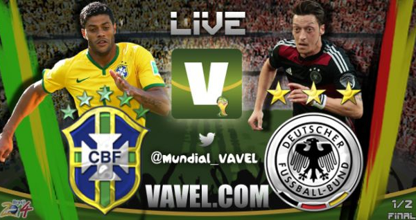 Copa do Mundo 2014: Brasil x Alemanha minuto a minuto em tempo real