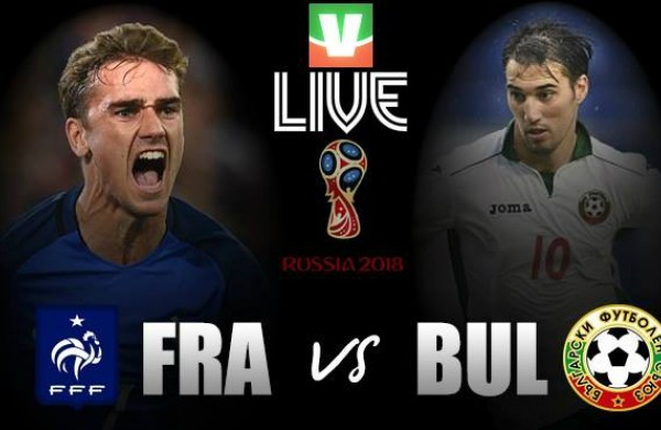 Risultato Francia 4-1 Bulgaria in qualificazioni Russia 2018: Dominio transalpino!