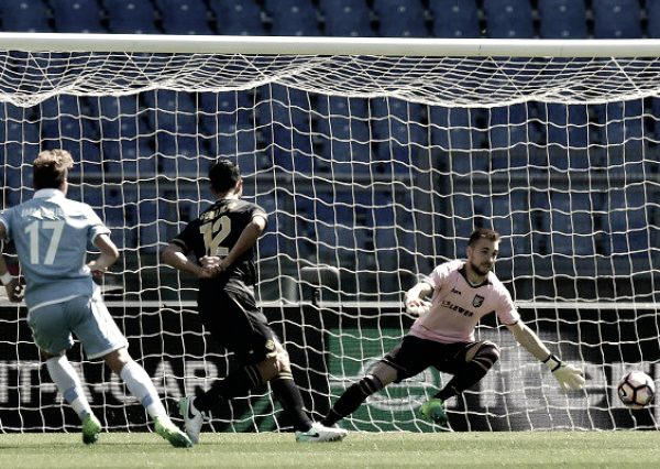 Serie A - Festival del gol all'Olimpico: Immobile, Keita e Crecco sommergono il Palermo (6-2)