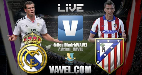 Live Real Madrid - Atlético Madrid in Supercoppa di Spagna