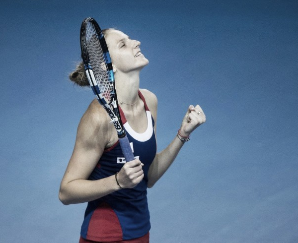 Fed Cup: Karolina Pliskova gives the Czech Republic the lead after epic battle with Kristina Mladenovic