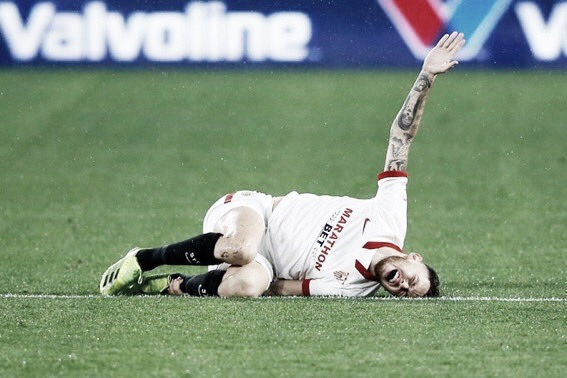 Sevilla: Exame médico descarta edema ósseo, mas Lucas Ocampos pode ter rompido os ligamentos