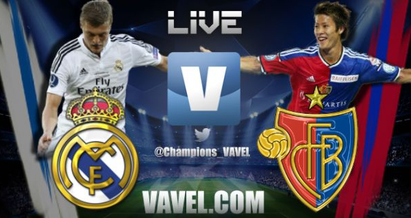 Live Real Madrid - Basilea in Champions League