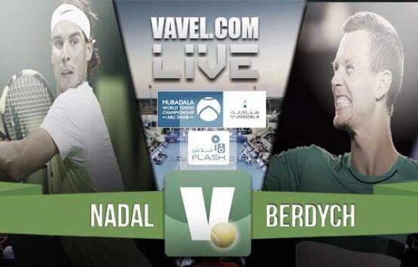 Resumen Rafael Nadal 2-0 Tomas Berdych en Mubadala World Tennis Championship 2016