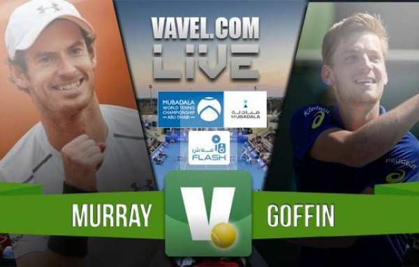 Resumen Andy Murray 0-2 David Goffin en Mubadala World Tennis Championship 2016
