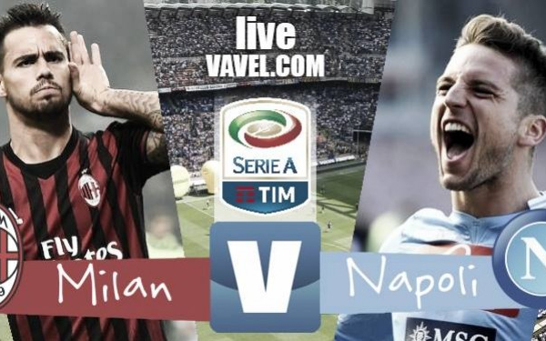 Risultato finale Milan - Napoli in Serie A 2016/17 (1-2): azzurri che vincono a San Siro, rossoneri sfortunati