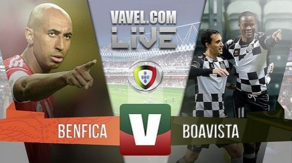 Resultado Jogo Benfica x Boavista na Liga NOS 2015 (2-0)