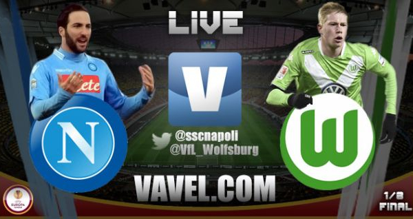 Live Napoli - Wolfsburg in risultato partita Europa League (2-2)
