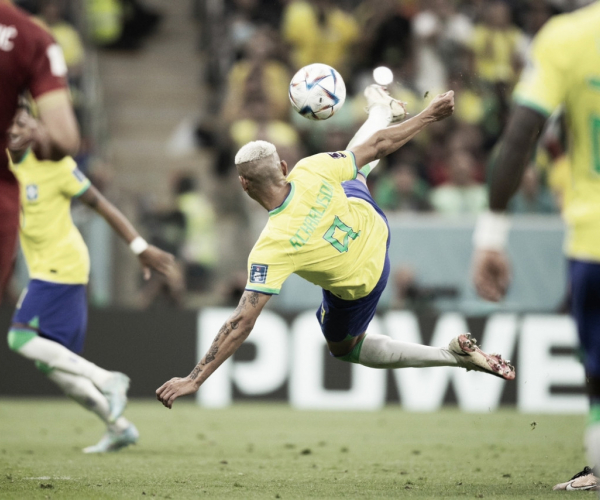 Richarlison comemora golaço, boa atuação e vitória da Seleção na estreia na Copa: "Sonho de criança"